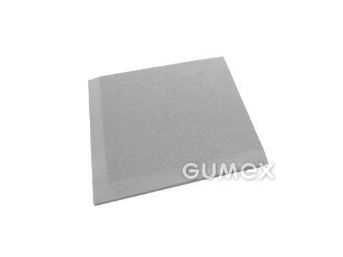 Vorderkante FORTELOCK 2038 INVISIBLE, 6,7mm, 145x145mm, 92°ShA, Dessin Leder, PVC, grau, 